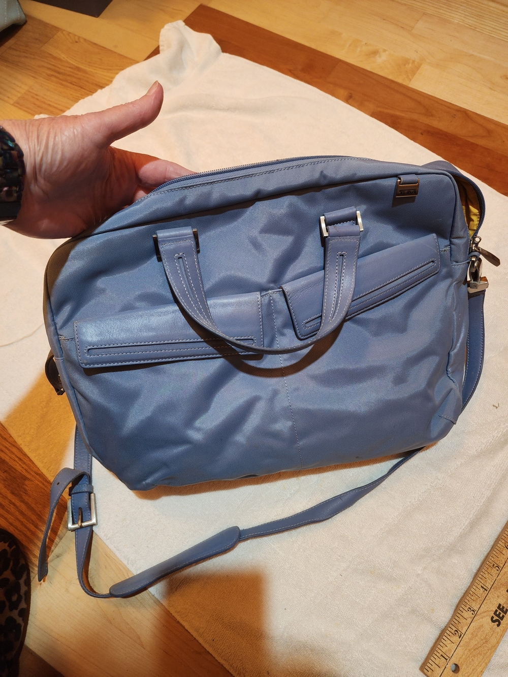Tumi Computer Bag Ladies Blue - Picture 10 of 16